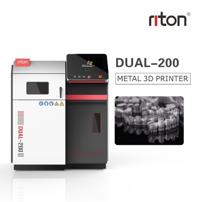 Coronas DUAL200 en 3 horas del metal 3D de la impresora de Highly Stable 4.5KW 220V del laser del metal de impresora dental de la fusión 3d