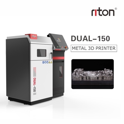 Impresora 800KG DUAL150 del metal de Fast Speed Sls de la impresora de RITON Melting Titanium Powder 3d