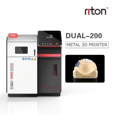 máquina de fusión de High Speed Metal de la fibra 14000mm/s del laser de la impresora doble del metal 3D